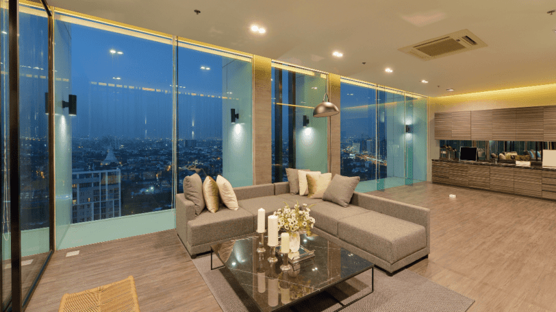 Interior Of A Luxury Sleek Condominium