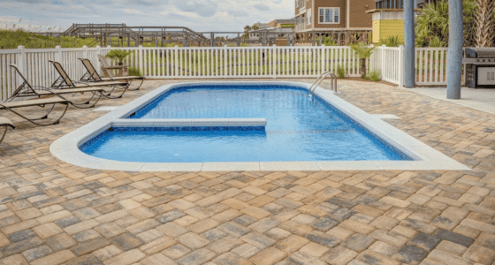 Photography of Pool Near Fence